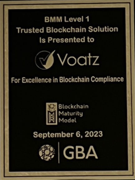 Voatz GBA BMM logo